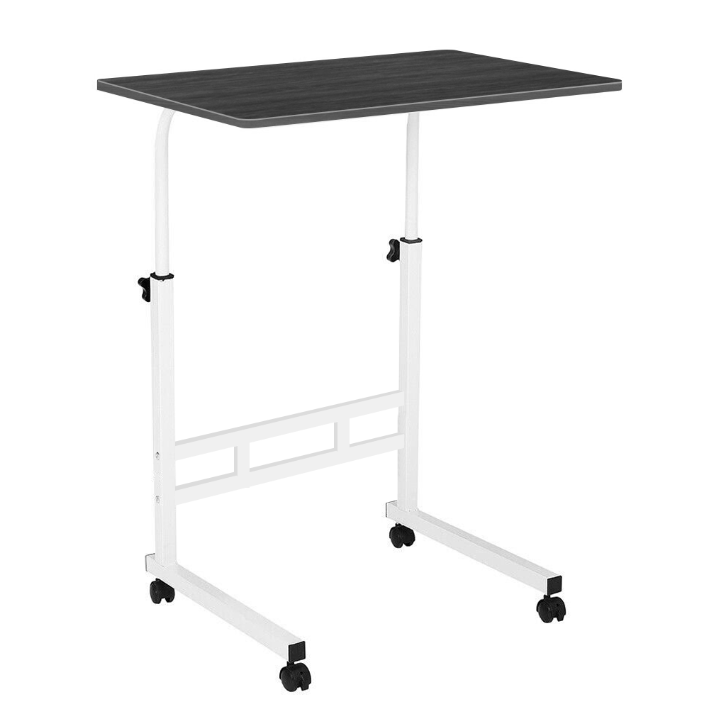 Mobile Laptop Desk Computer Table Stand Adjustable Bed Bedside Portable Study