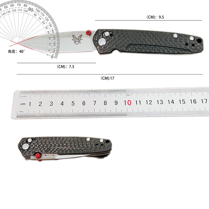 Butterfly Carbon Fiber Version 485 High Hardness Folding Knife - Image 3