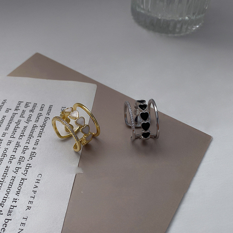 European And American Love  Ring