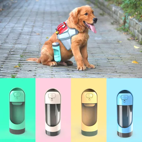 Pet Multifunctional Pet Accompanying Cup Portable Dog Water Cup