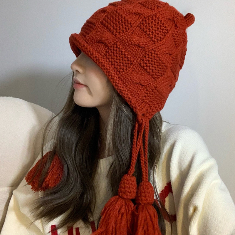 Red bell hat