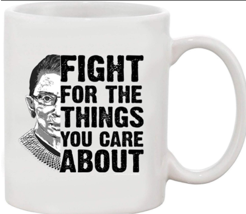 Title 8, Ruth Bader Ginsburg Ceramic Mug