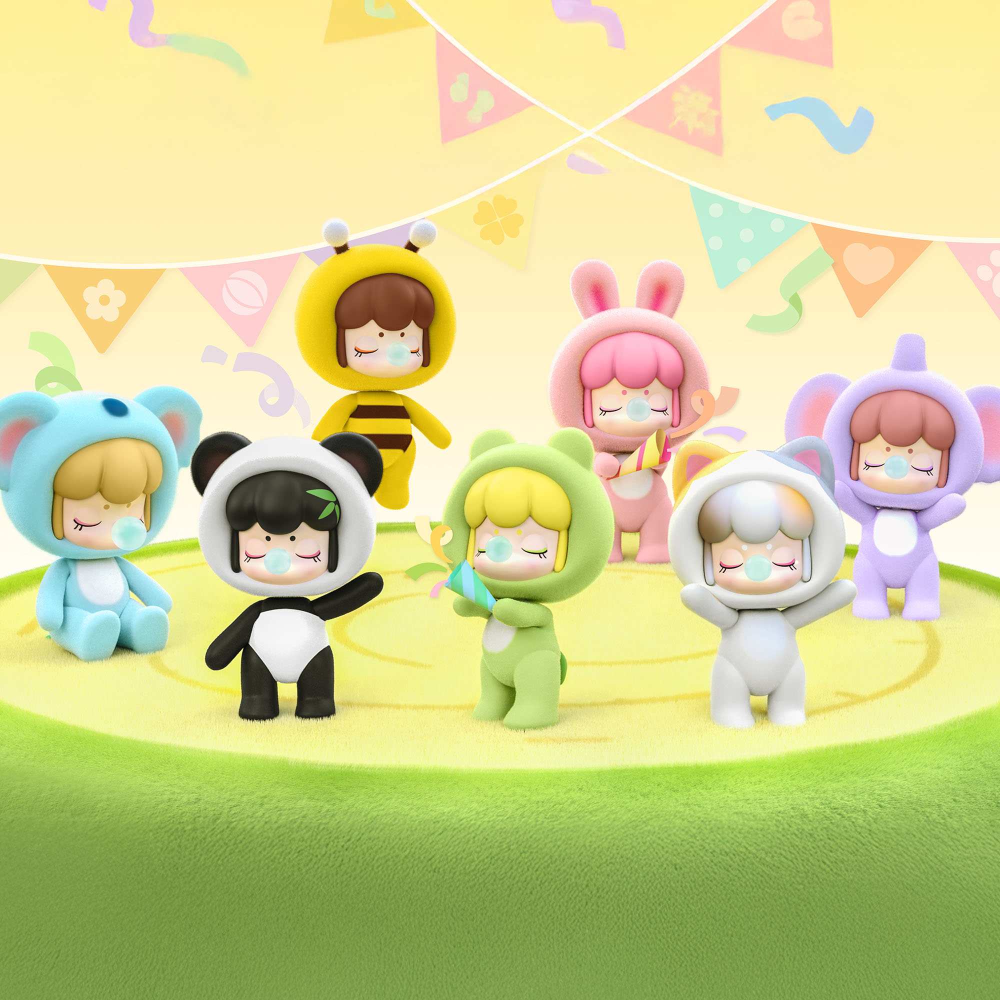 Rolife BABYnanci 3rd Generation Fluffy Party Blind Box - Bab