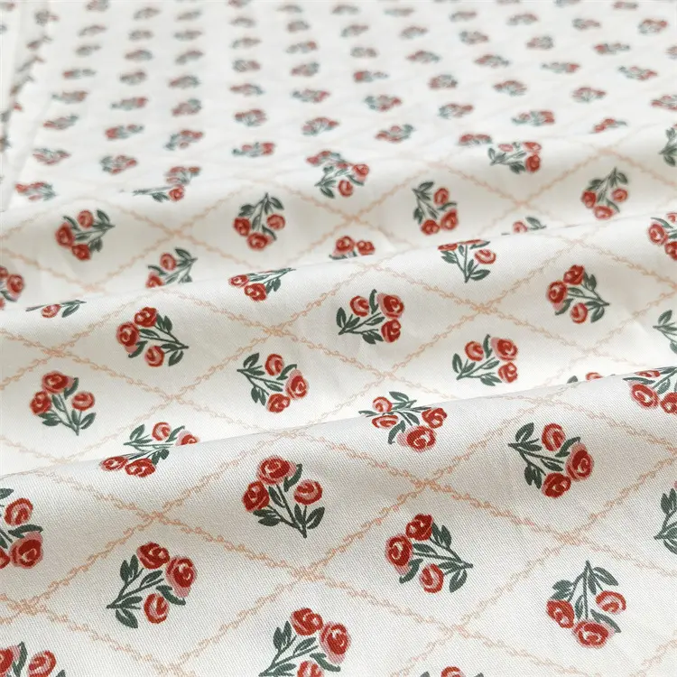Door Width Diagonal Lattice Small Rose Jujube