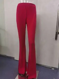 Women's Fashionable Sexy Casual Tights - Wine Red - View 1