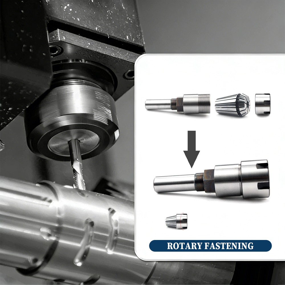 10Pcs ER16 Spring Collet Set For CNC Milling Lathe Tool Engraving Machine Steel — image 2