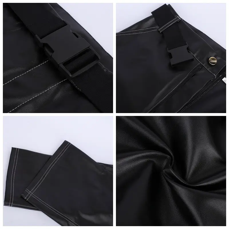 Women With High Waist Straight Trousers
