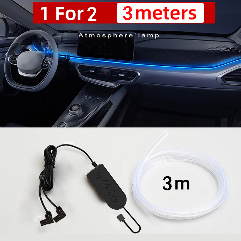 Car USB Atmosphere Light Modification Center Control Instrument Panel — foto 5