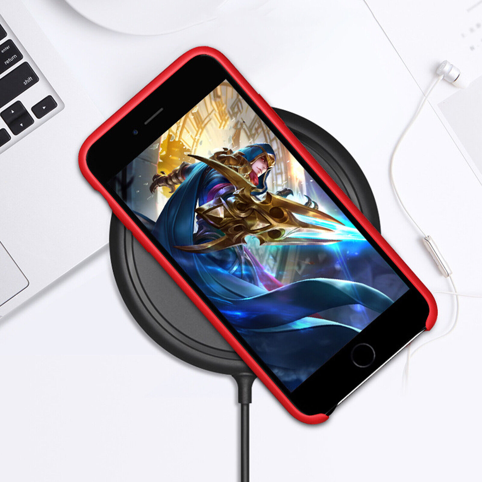 For Silicone Case 12 11 Pro X XR XS MAX 8 7 6 Liquid Rubber Cover--black — image 12