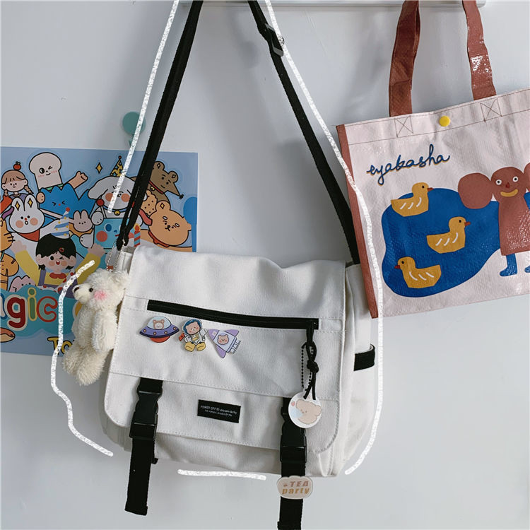 Dark Black Functional Bag Ins Retro Tooling Messenger