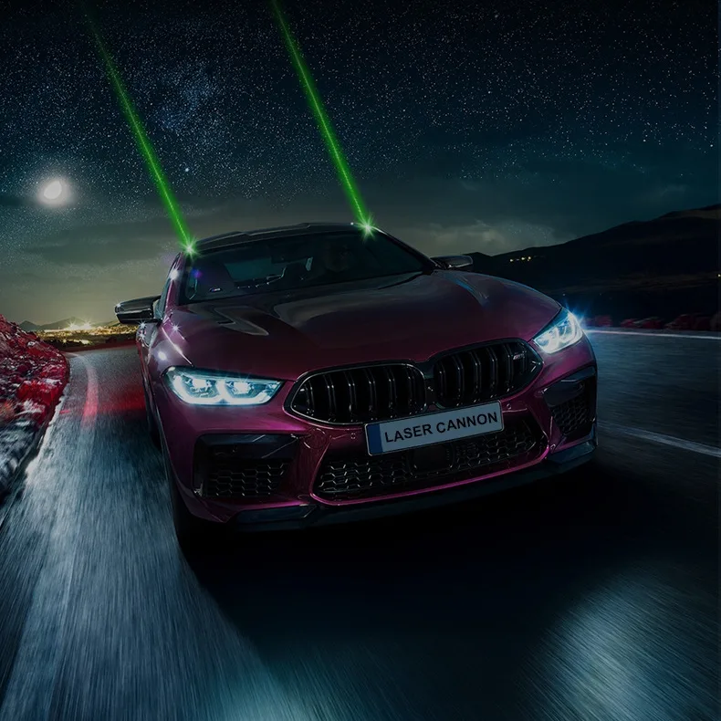 Car Remote Pilot Light Rain Fog Weather Anti-collision Help