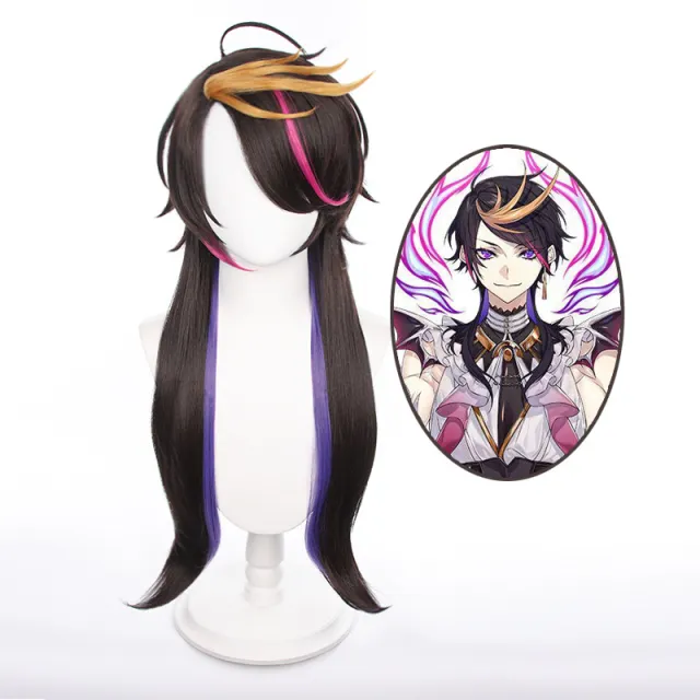 ShuYamino Cos Wig Highlights Long Trailing Hair Photo Color - Shop at LoveMi