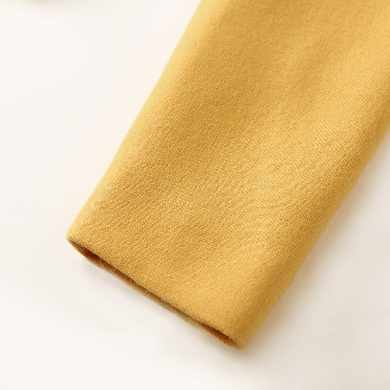 Business Dress French Business Waist Yellow