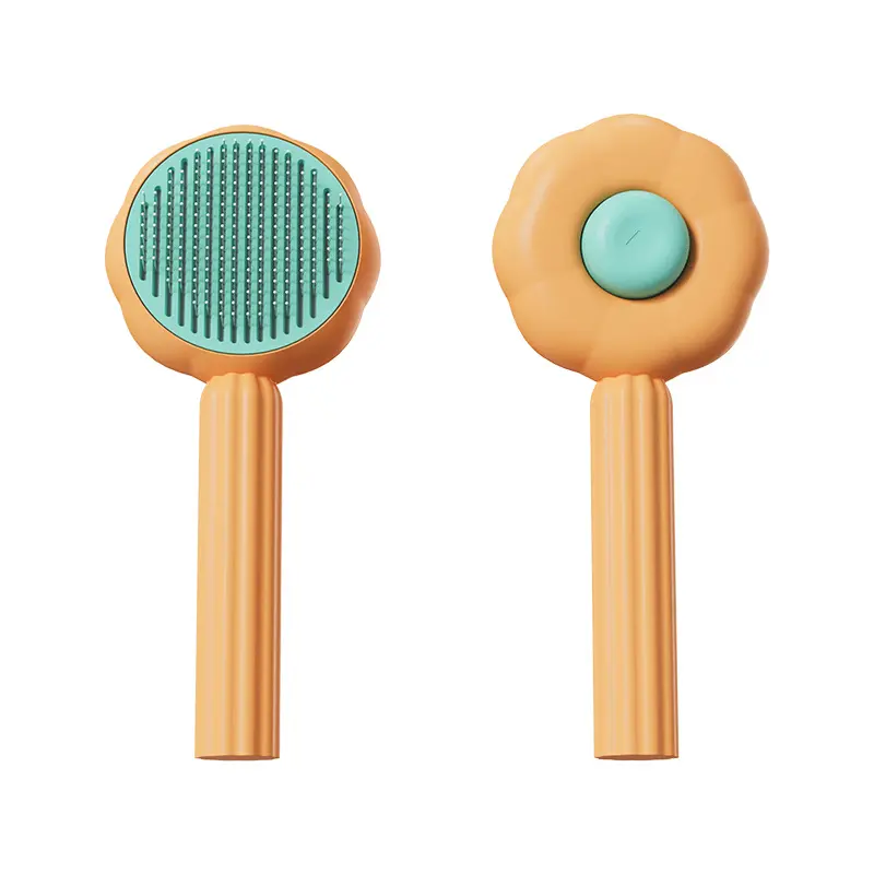 Sunflower Shape Pet Comb Cat