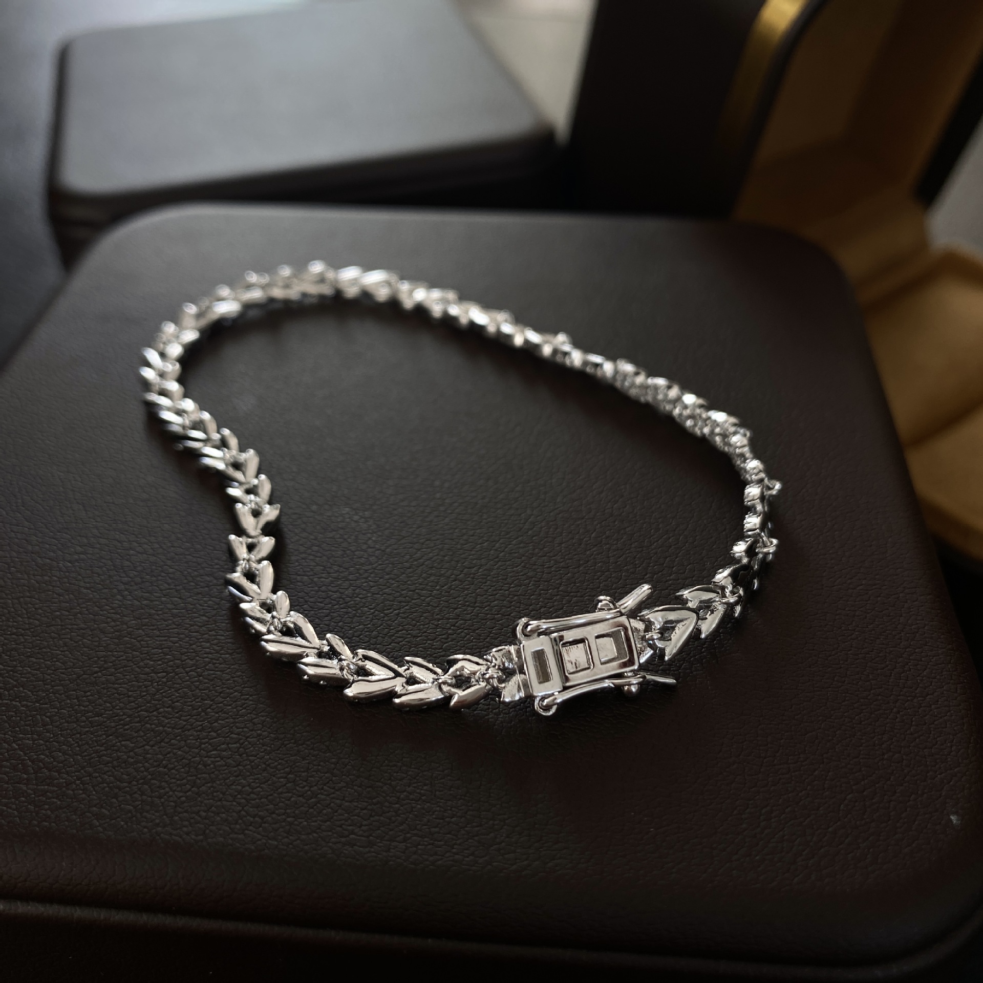 Women's Sterling Silver Wheat Ear Bracelet