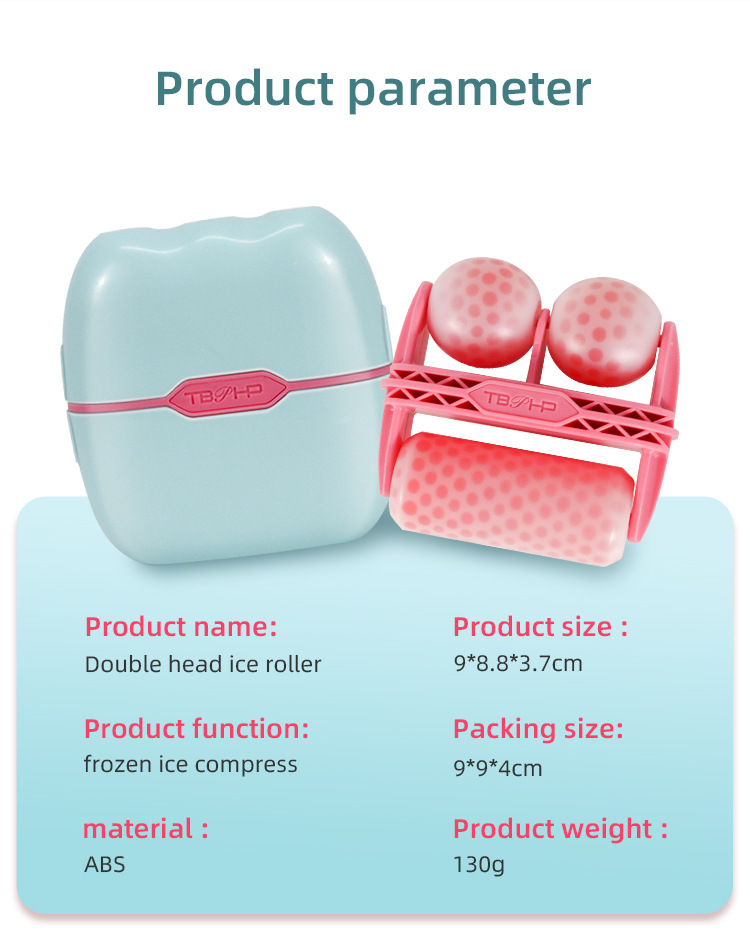 2In1 Dual Head Handheld Ice Roller For Face, Facial Cooling Massager For  Self Care, Therapeutic Cryotherapy Face & Eye Puffiness Relief, Shrink Pores — foto 8
