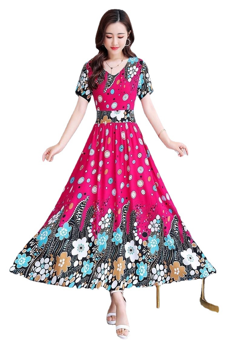 New Fashion Western Style Loose And Slim Temperament Dress