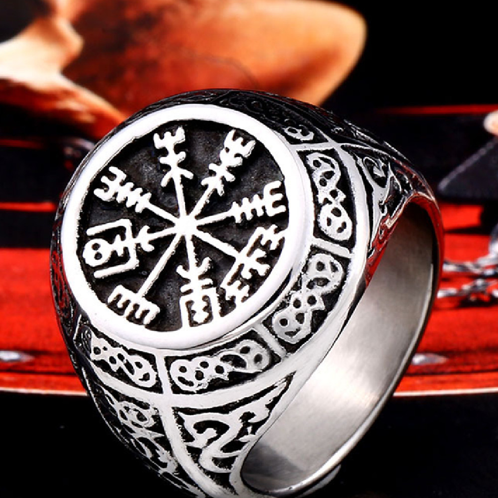Fashion Vintage Titanium Steel Ring