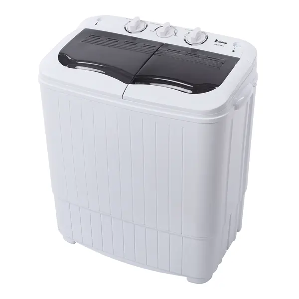 XPB35-ZK35 14.3lbs Semi-automatic Gray Cover Washing Machine