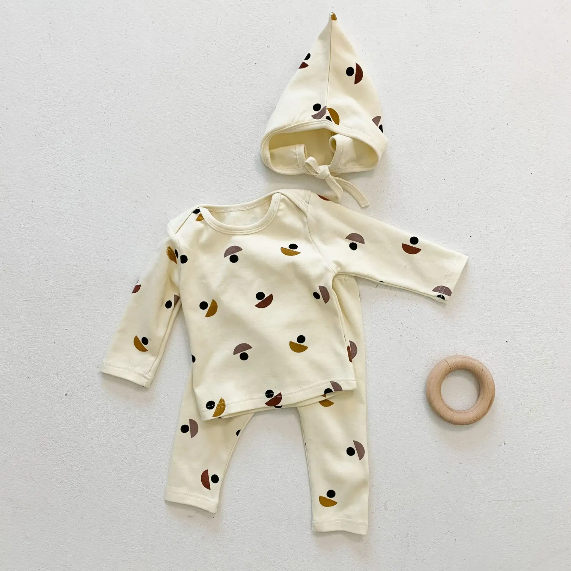 Midnight Moon Pajama Set with Bonnet
