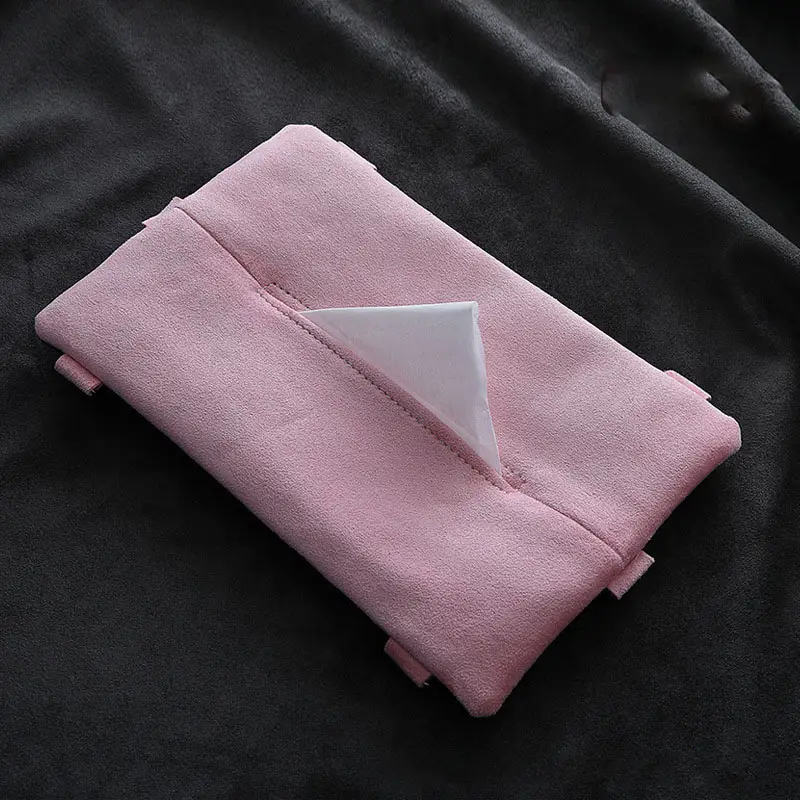 Creative And Simple Car Frizzled Fur Tissue Box