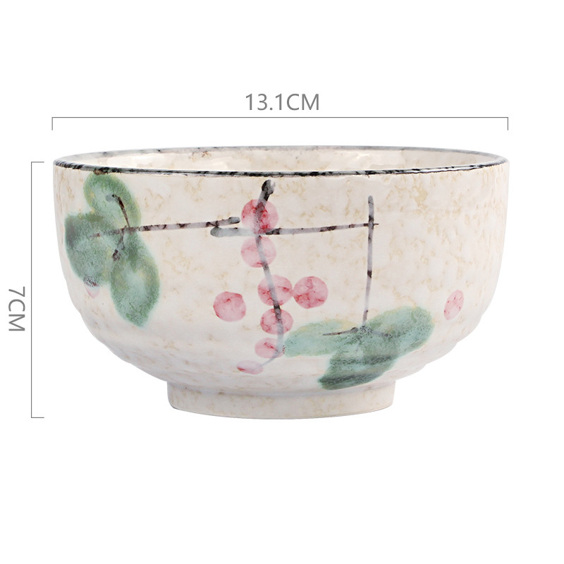 Title 9, Creative Personality Vintage Ceramic Rice Bowl