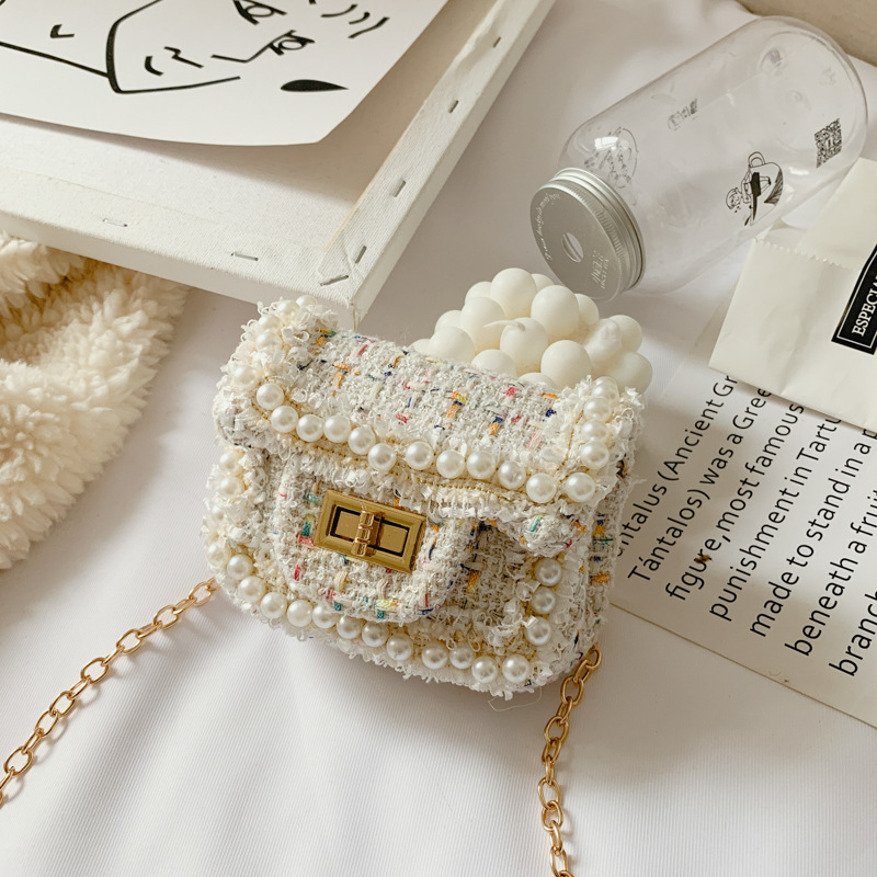 Title 19, Childrens Diamond Lattice Chain Crossbody Bag,...