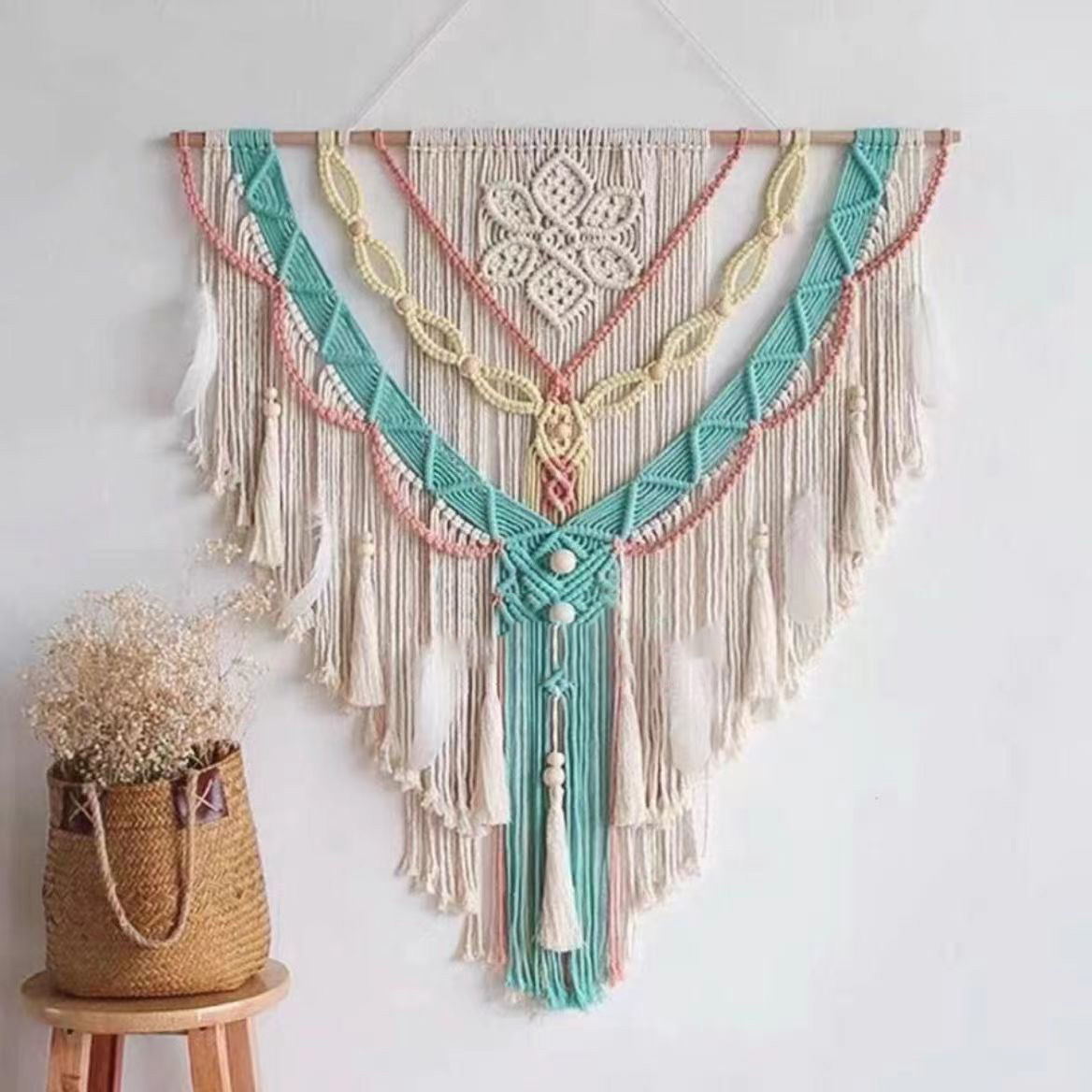 Title 4, Fashion Hand-woven Feather Tassel Ornaments for...