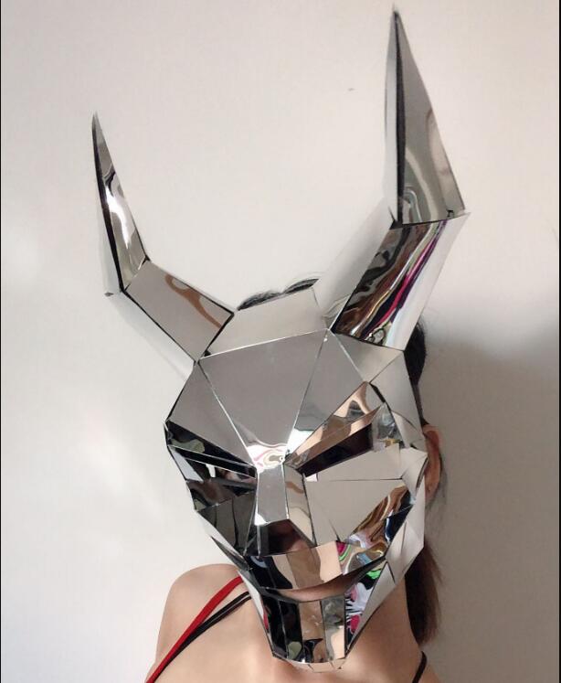 Mirror Horns Mask Reflective — foto 3