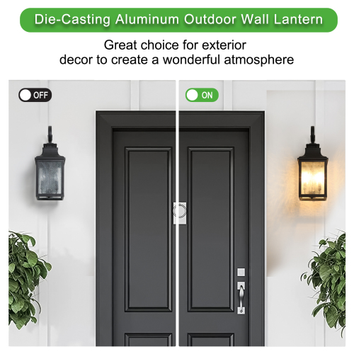 Large Outdoor Glass Wall Light Supports Many Types Of Bulbs -2 Packs Unavailable Platforms- Temu — foto 5