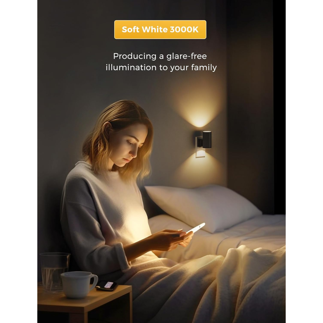 LED Night Light Plug In Modern Night Lights Plug thumbnail 5