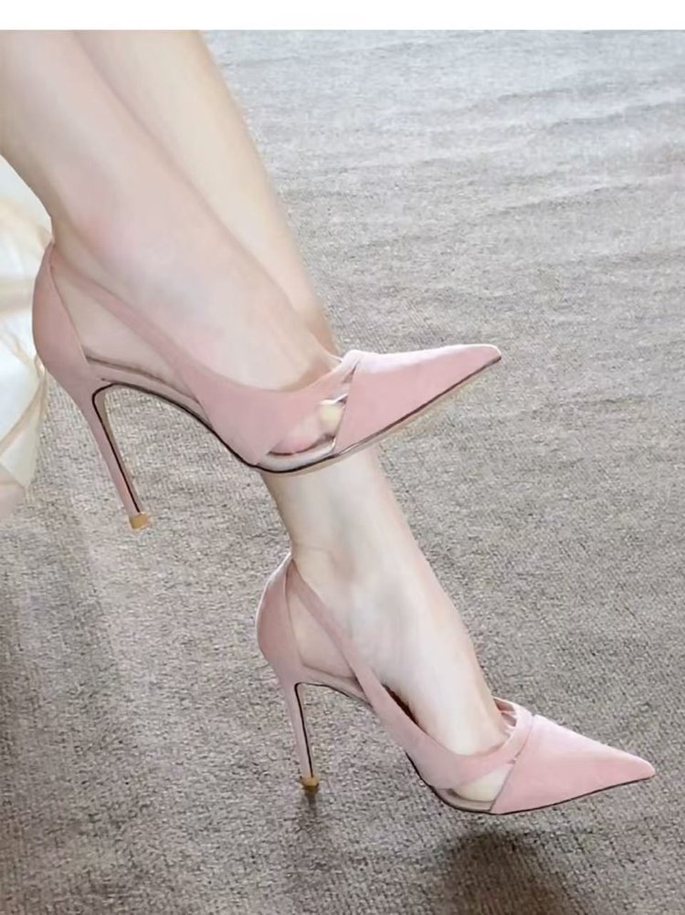 Pointed-Toe Stiletto Heels