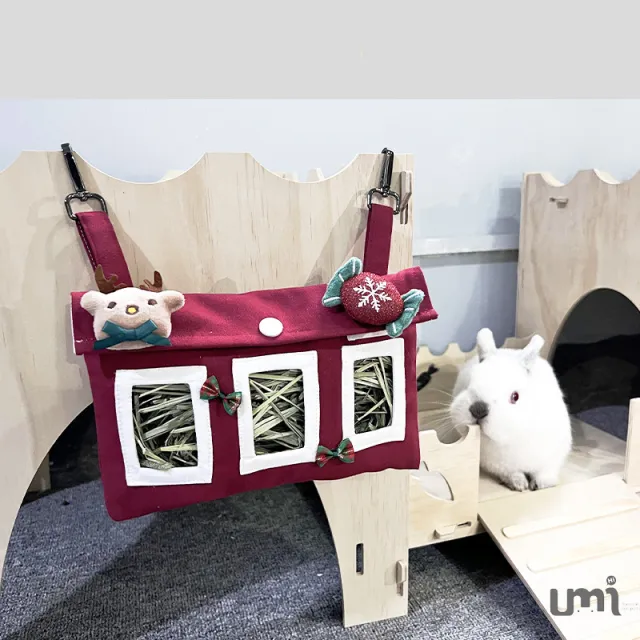 Rabbit Large Capacity Canvas Straw Bag Christmas - Shop at LoveMi