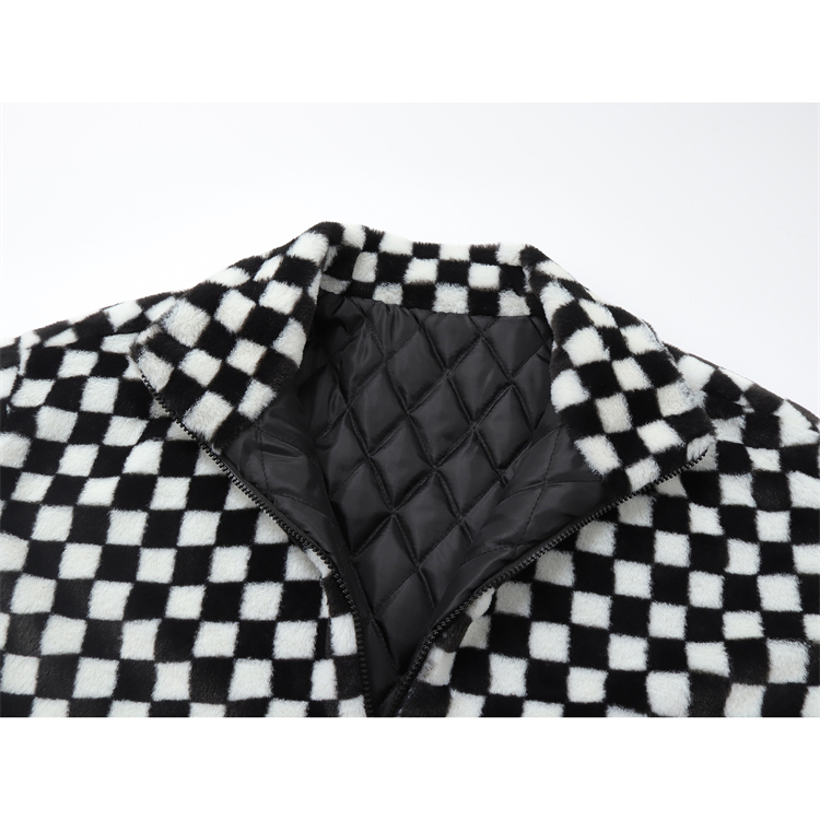 Quilted Padded Stand-collar Baseball Uniform