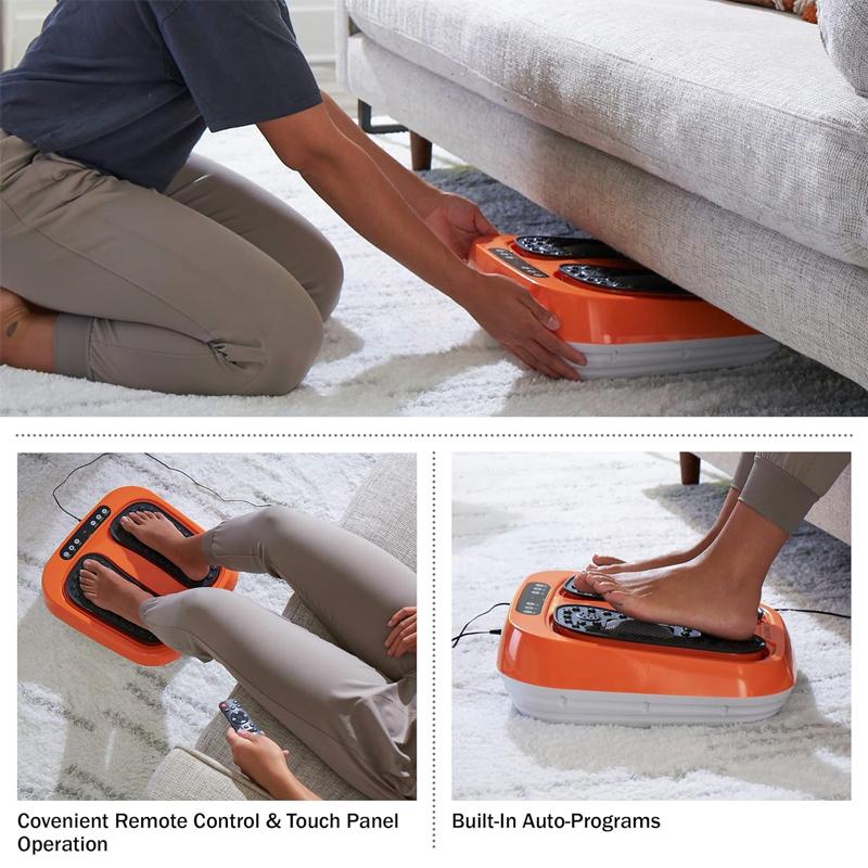 Multifunctional Foot Massager, Vibration Heating Electric Foot Circulation Stimulator, Foot, Leg, And Calf Relaxation Massage Device, Home Use With Remote Control Foot Massager. image 22