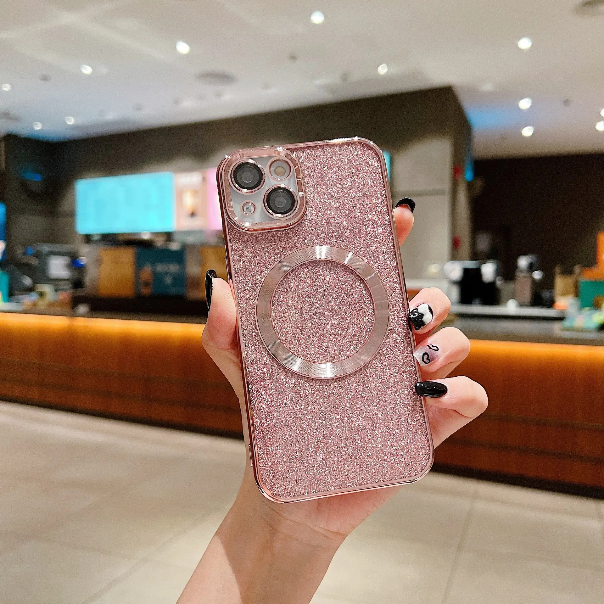 Electroplating Magnetic Transparent Soft Shell Protective Cover