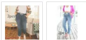 Women's Loose All match Casual Straight leg Jeans Set1 - Shop at LoveMi