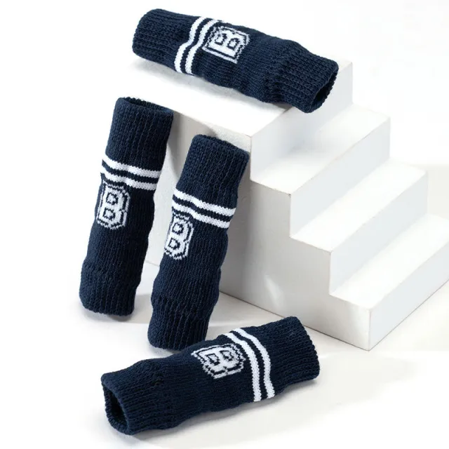 4 Piece Set Of Pet Socks Winter Warmth Pet Dog Leg Socks Puppy Short Boots Dog Front Leg Support Dog Leg Protection Pet Leg Cover Dog Cat Pet Dog S... Blue - Shop at LoveMi
