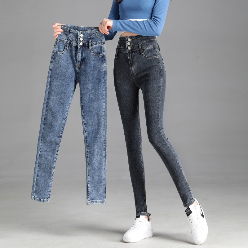 Title 5, Womens Ultra-high-waisted Abdomen Jeans, new s...