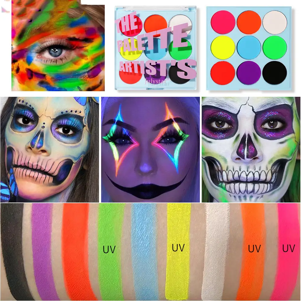Quick Drying And Non Smudging Body Painting Paste