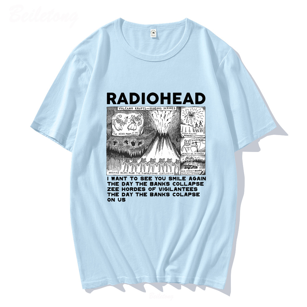 Title 3, Heren T-shirt met leuke band print, ronde hals ...