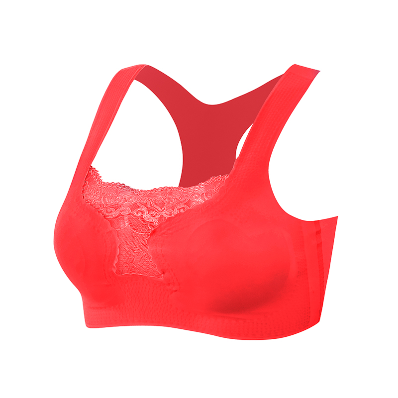 Title 10, A ribbed, wide-shouldered bra