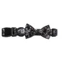 Black And White Collar Bow