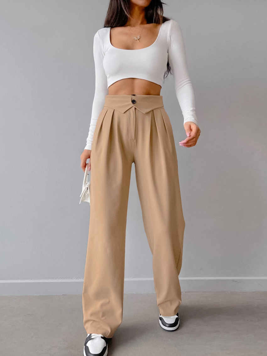 Title 4, Pantalon Casual Femme Taille Haute Amincissant,...