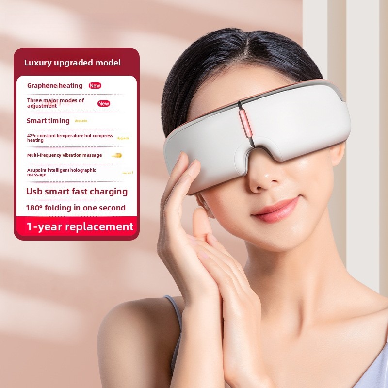 Eye Massager, Eye Therapy Device, Hot Compress Massage Mask For Eye Strain, Cross-Border Eye Care Instrument — view 3