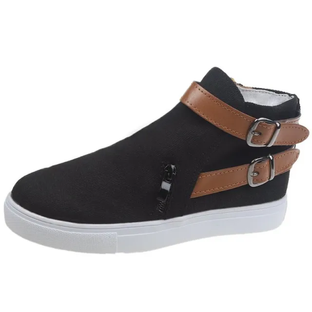 Women's Canvas Shoes Plus Size 43 Black - Shop at LoveMi