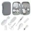 Baby Care Kit Baby Comb Nasal Aspirator Set Thermometer Care Package 8-piece Gift view 1