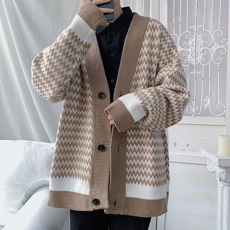 Japanese Harajuku BF Cardigan Sweater Trend Lazy Style