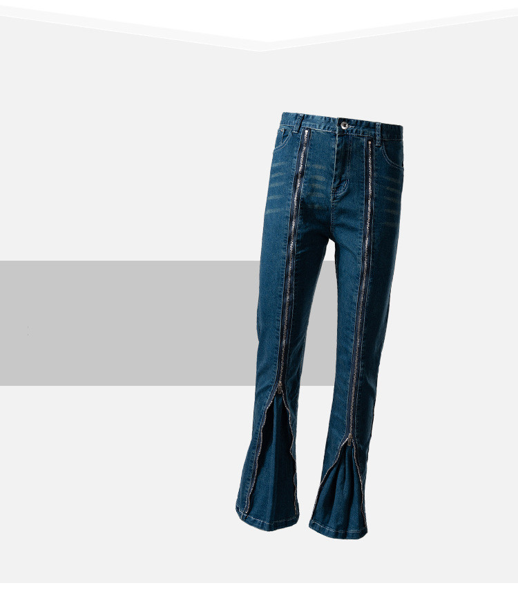 Title 1, Jeans unisex di alta moda, stile urban street c...