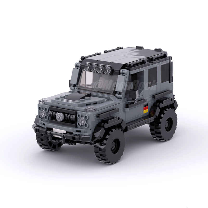 Small Particle Building Blocks MOC-92061G63Brabus Set Toy Trolley - Image 7
